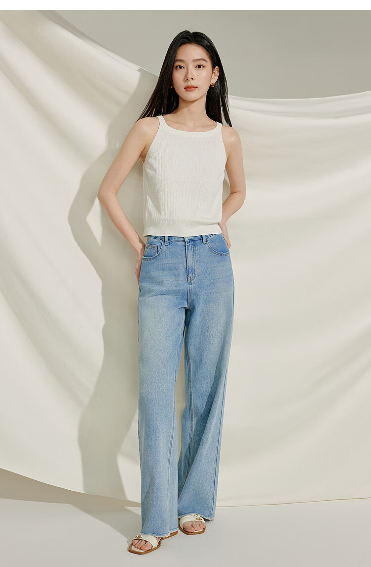 Inman Lightweight Cool Knit Vest Small Camisole 2025 Summer New Women's Layered Slim Top Lotus Pink S 11
