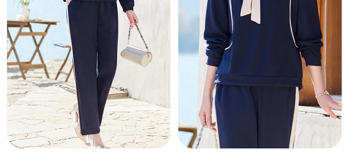 Yuzhaolin Mom Spring Sports Suit Middle-aged and Elderly Women's Long Sleeve Sportswear Two-piece Set Y51K051 26