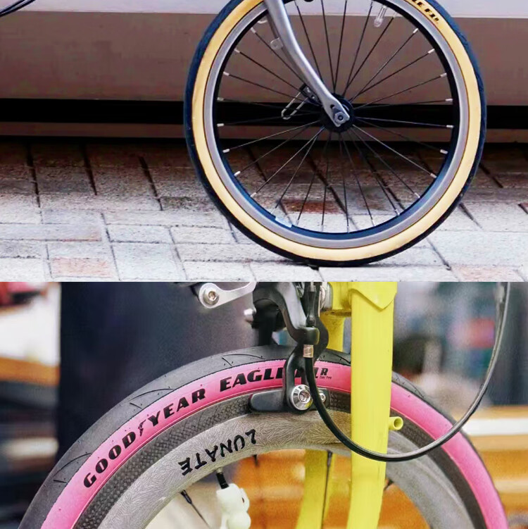 Goodyear Small Wheel Bicycle Tire, F1R Open 16*1.2 Outer Tire, 30-349 Tire for Small Folding Bicycles, Brow 3