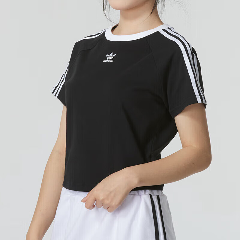 Adidas Trefoil, Women's, 3S CALI TEE SS Short Sleeve, JC8703, Size L 1