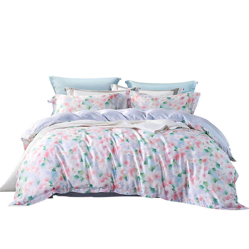 FUANNA Single Duvet Cover 100% Lyocell Fabric 50s Tencel Cooling Summer Duvet Cover Double Extra Large 230*229cm