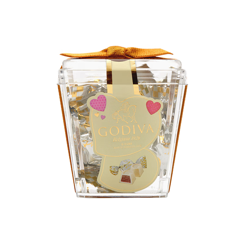 歌帝梵（Godiva）立方榛子白巧克力5颗40g 婚礼喜糖 休闲零食 下午茶 糖果 伴手礼