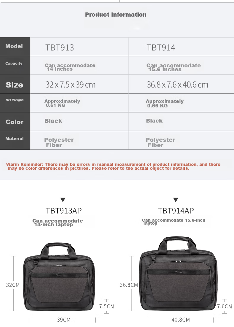 TARGUS Laptop Bag, 15.6-Inch Fashion Crossbody Bag, Commuter Briefcase, Gift for Boyfriend Or Husband, Black, 914 6