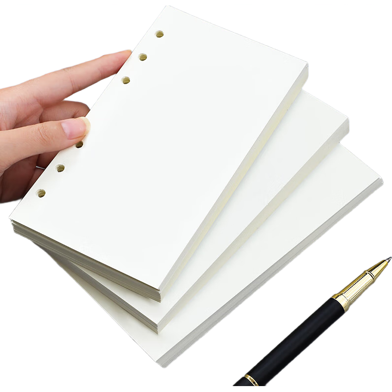 Jiaranheng Loose-Leaf Notebook Refill, 6-Hole A6 Loose-Leaf Paper, Thick Refill Pages for Notebooks And Journals