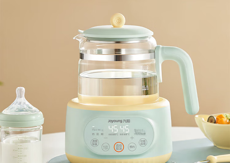 Joyoung Household Multi-Functional Health Pot, 316 Stainless Steel Constant Temperature Kettle, Milk Maker, Baby Formula Mixer, Water Boiler, Milk Temperature Regulator MY-Q576 8