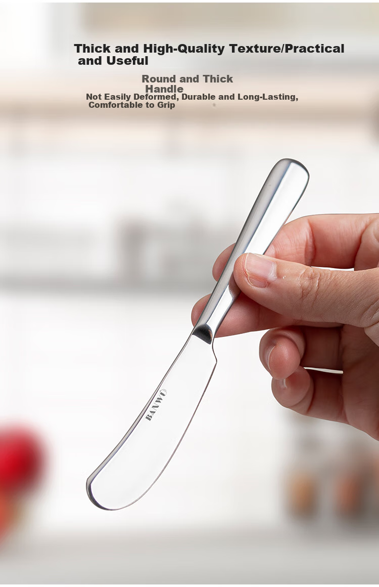 Banwushenghuo Butter Knife, Jam Spreader, Spread Knife, Cheese Knife, Peanut Butter Spreader, Cheese Knife, Small Butter Knife, Bread Spread Knife 5
