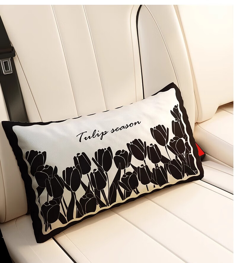 Yinshang American-Style Throw Pillow, Luxurious High-End Sofa Living Room Cushion, Bedside Large Backrest Pillow Cover with Insert 7