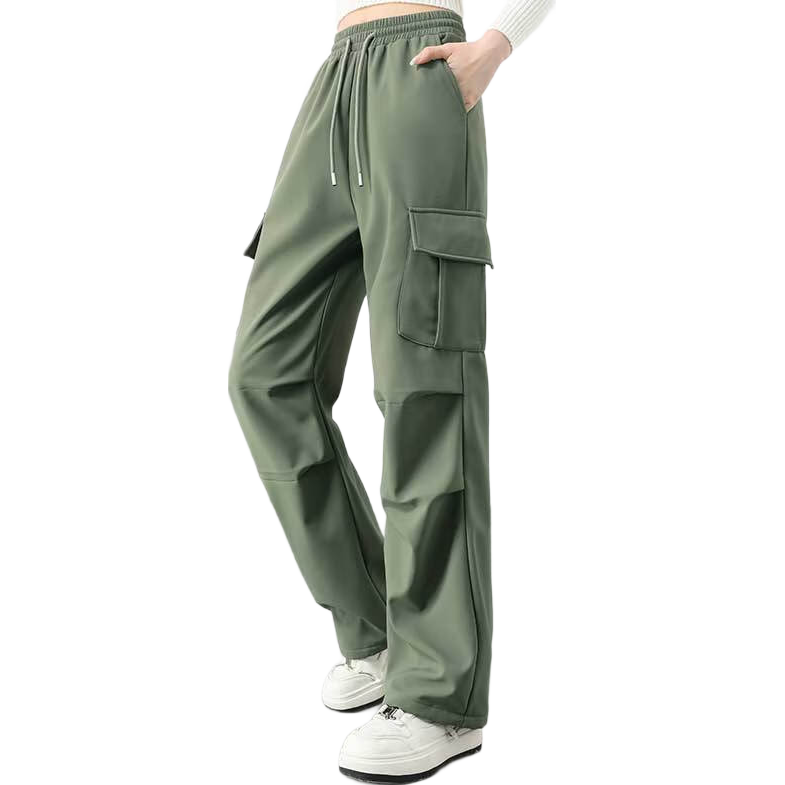 Baleno American-Style Triple-Protection Cargo Pants for Women, Spring And Autumn 2025 New High-Waist Loose Streetwear Trendy Two-Way Casual Trousers