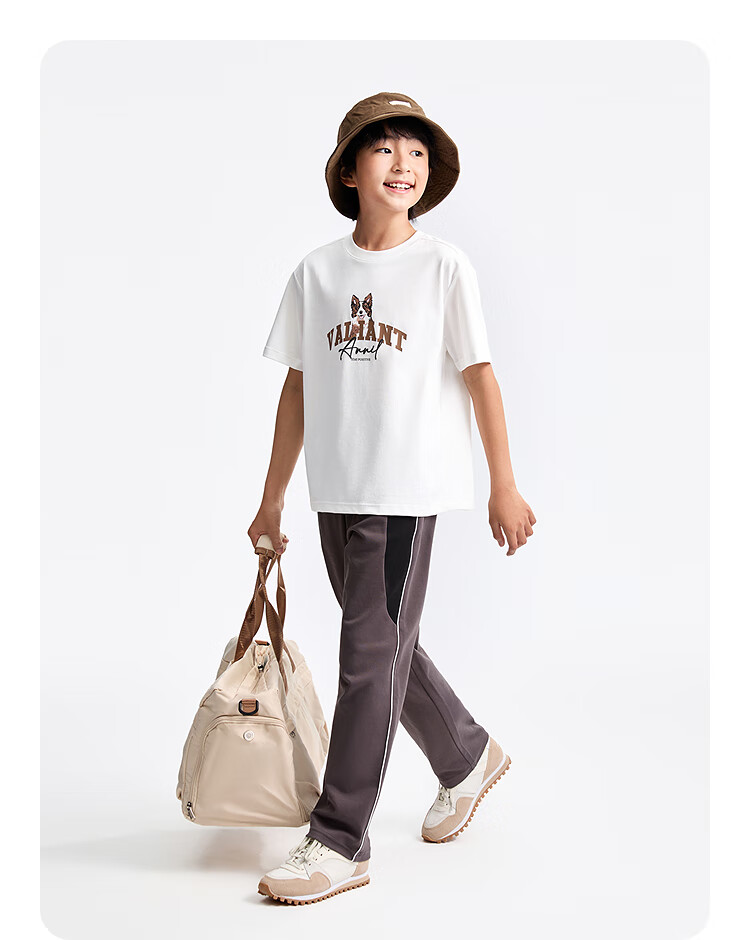 Annil Children's Clothing, Boys And Girls Round Neck Short-Sleeve T-Shirt, 2025 Summer New Style, Casual Printed Breathable Cool Elastic 5