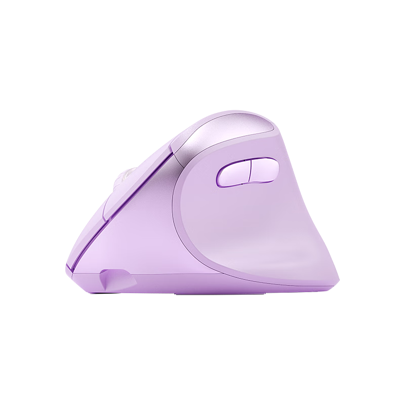 B.O.W Hangshi MD190mini Wireless Bluetooth Dual-Mode Office Mouse, Ergonomic Vertical Mouse for Small to Medium Hands, Compatible with Tablets, Laptops And Desktop Computers, Starry Purple