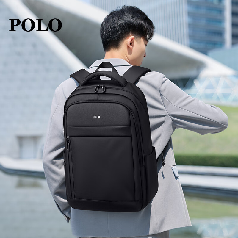Рюкзак POLO для мужчин, вместительный школьный рюкзак для студентов, для ноутбука 15.6/16 дюймов, подарок на День Святого Валентина