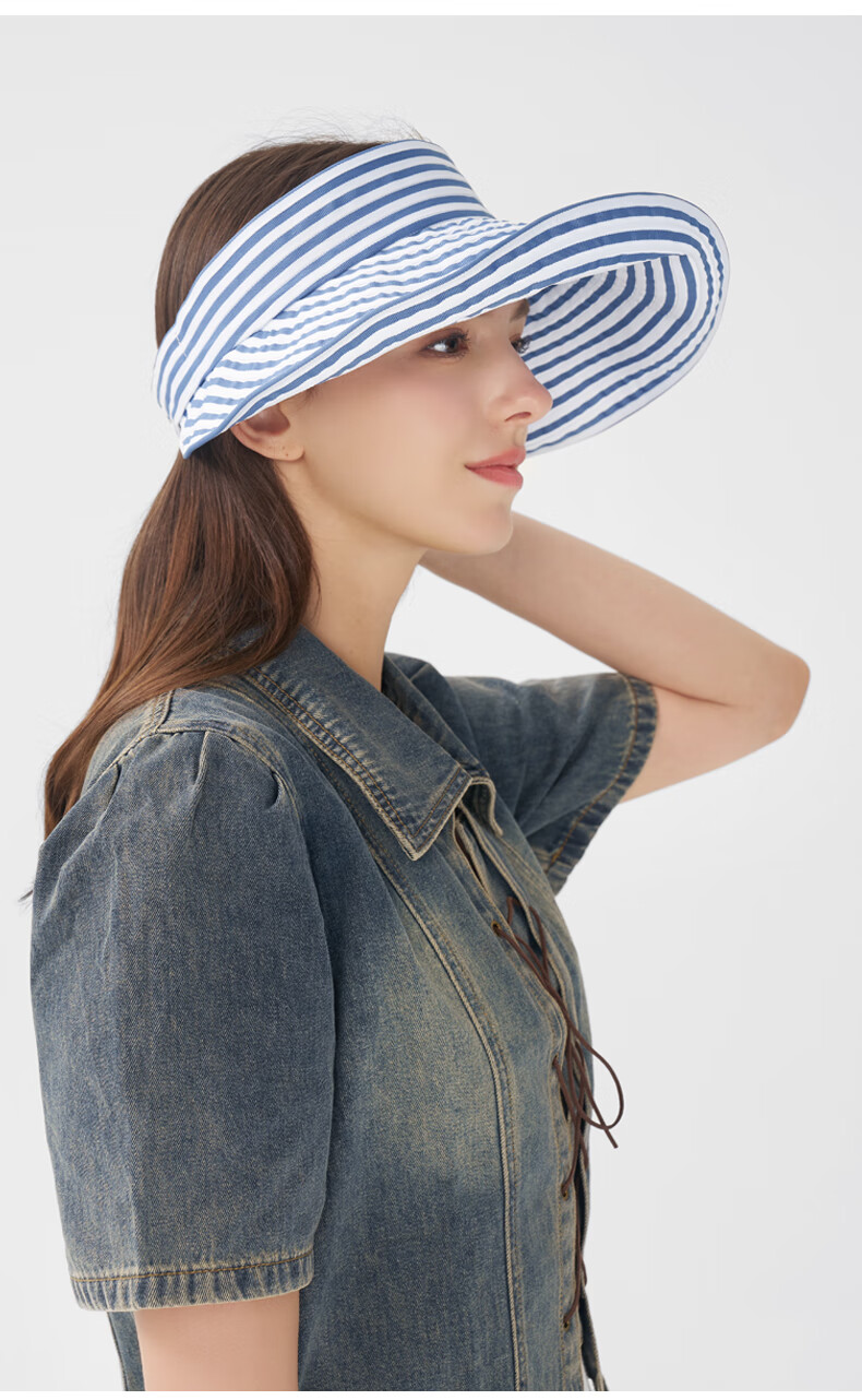 Kenmont Beach UV Protection Visor Sun Hat for Women, Spring And Summer Quick-Dry Foldable Beach Face-Covering Sun Hat Km-6046 7