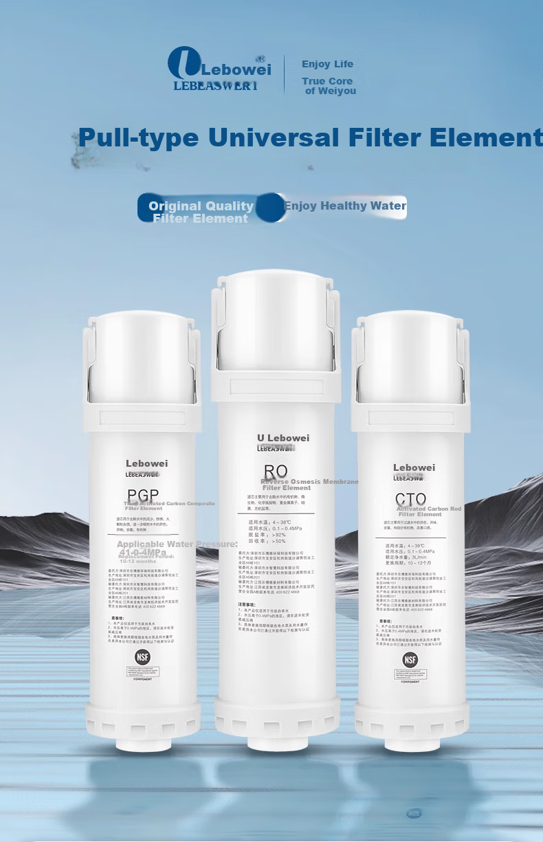 Lebeaswert Filter Cartridge Compatible with Qinyuan Water Purifier Filter KRL3913/5003 Xiaobaijing Xiaoshuizuan 400G Filter Cartridge Reverse Osmosis Filter Cartridge RO Membrane Filter Cartridge 2