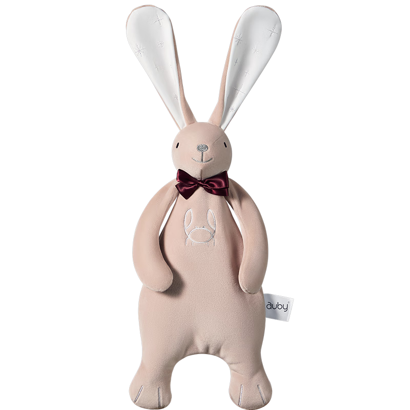 Auby Infant and Toddler Toy Constellation Bunny Comfort Blanket Baby Sleep Soother Plush Hand Puppet Newborn Full Moon Gift