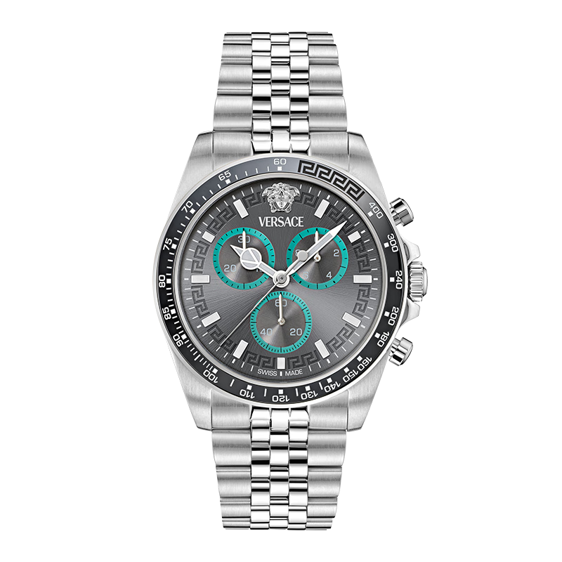 VERSACE Swiss Men's New Chronograph Quartz Watch, Birthday And Mid-Autumn Festival Gift for Boyfriend, VE0H00325-43MM