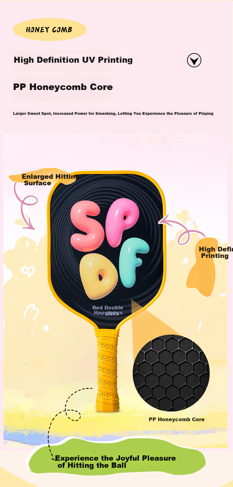 DHS Bubble Balance Children's DHS Hiking Ball Racket, Sports 4