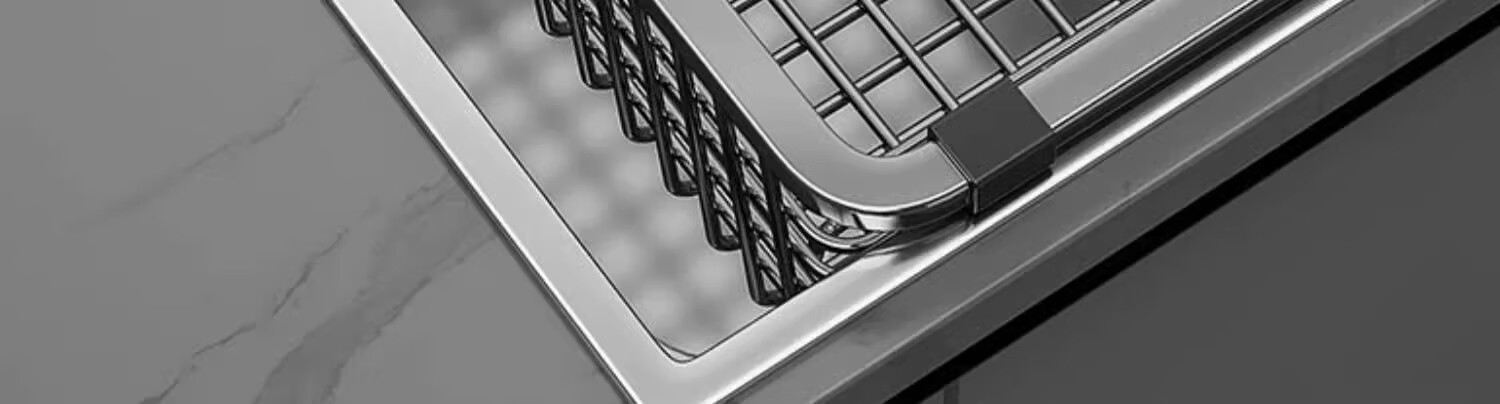 MUYA Stainless Steel Kitchen Sink Draining Rack Expandable Vegetable Strainer Basket 6