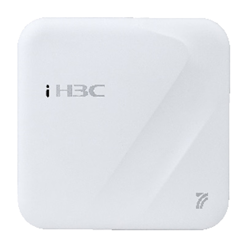 H3C WiFi7 Wireless AP, 6500M Tri-Band Six-Stream Gigabit Indoor Ceiling-Mounted Enterprise-Grade High-Density Whole-House Wireless Access Point with 150 Devices, 2.5G Network Port/light, WA7230-LI