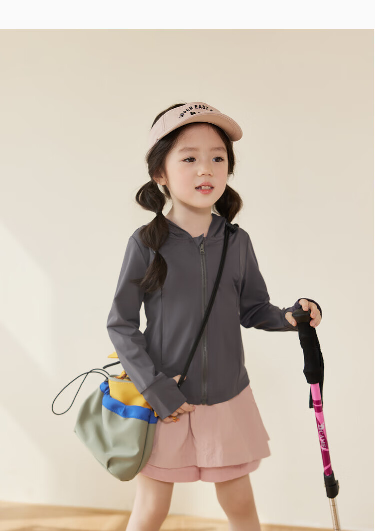 LUSON Children's Clothing, Baby Sun Protection Clothing for Girls, New Summer Style UV-Resistant Children's Ice Silk Jacket 14