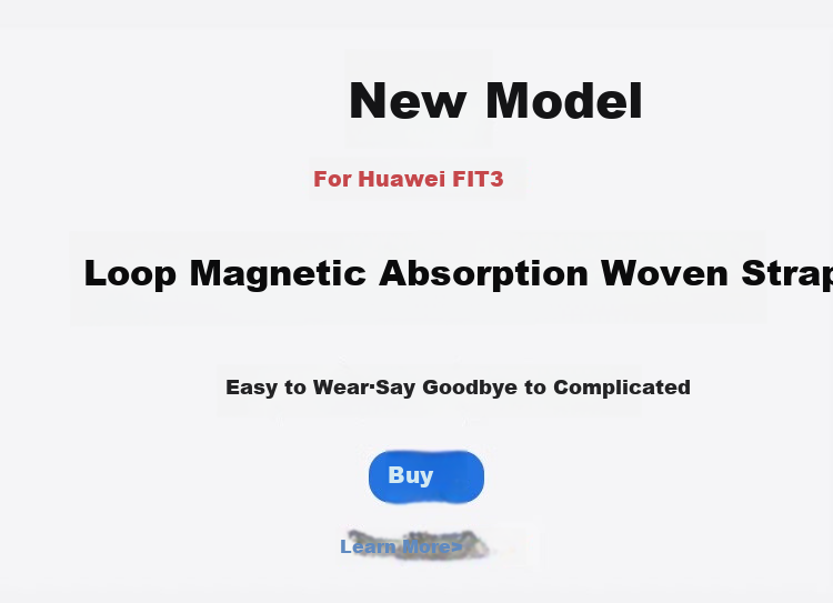Iboann Compatible with Huawei WATCH FIT5 Strap, Braided Loop for Fit3 Watch Band, Magnetic Clasp for Fit4/5Pro Bracelet, Summer Sports Breathable Waterproof Replacement Band 1