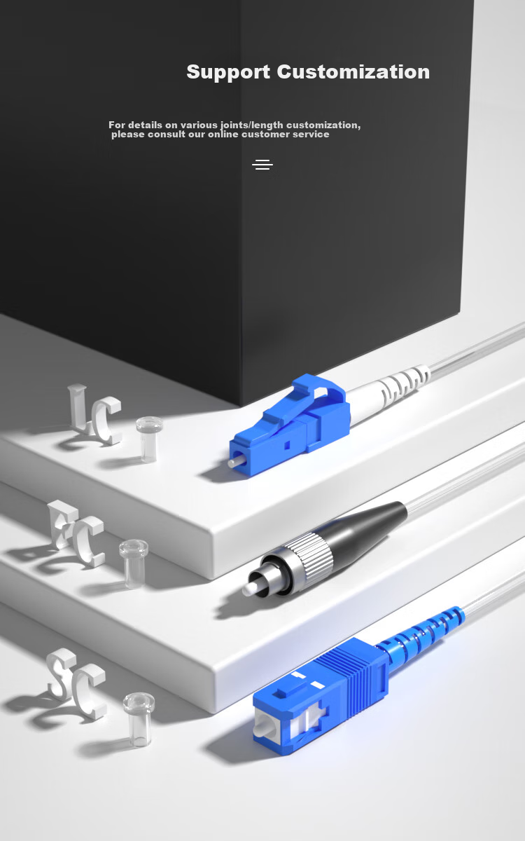 BOSENDE Invisible Fiber Optic Cable, Indoor Transparent Fiber Optic Patch Cord, Hidden Fiber Optic Entry Line, Optical Modem Extension Cable, Single-Mode Single-Core SC, 20 Meters, BSD-YXGX 7