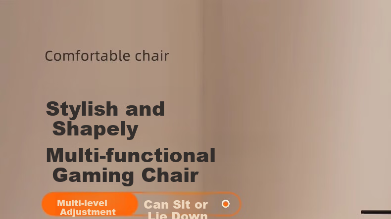 Quanpinwu Computer Chair, Office Chair, Gaming Chair, Home Ergonomic Chair, Executive Chair, Streamer Chair with Backrest, Leather Swivel Chair 1