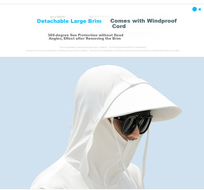MiiOW Sun Protection Clothing for Women, Spring And Summer Ice Silk Cool-Feeling UV-Resistant Breathable Outdoor Shawl Skin Coat FW543 3