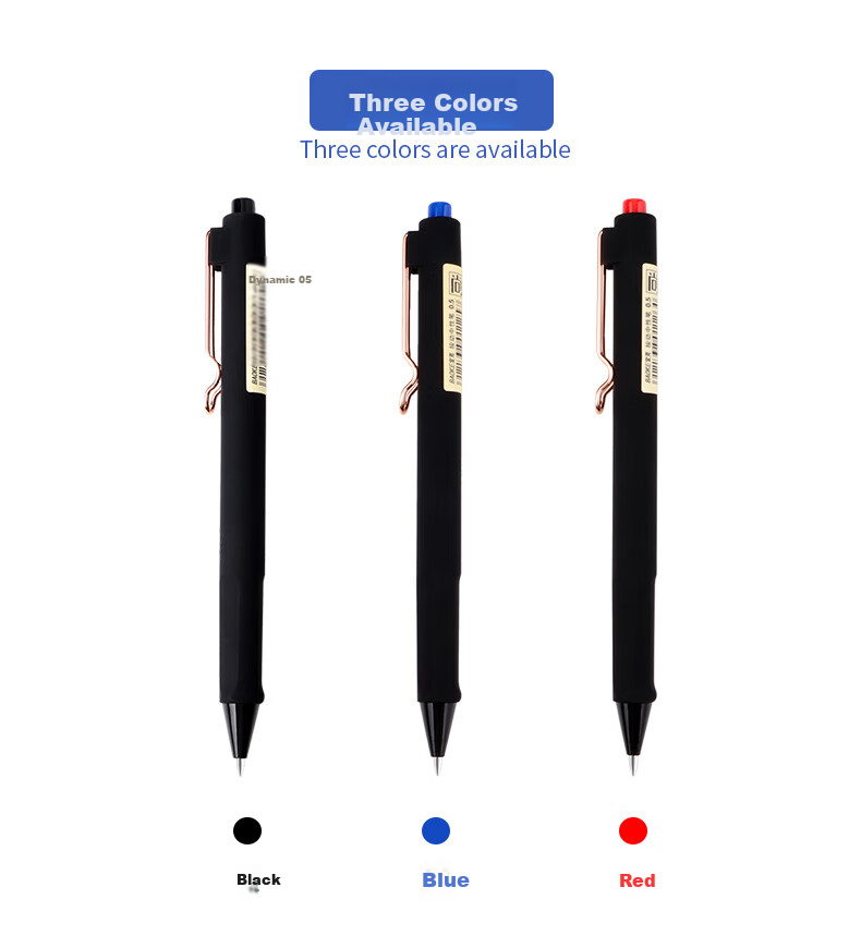 BAOKE PC3788 Retractable Gel Pen, 0.5mm, Black Ink, 12 Pens/box, Office Supplies 3