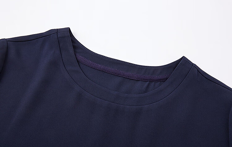 Dme [Tianren Gentle Styling] Summer Shiny 80D Linen Mushroom Edge A-Line Mid-Length Women's Dress 13