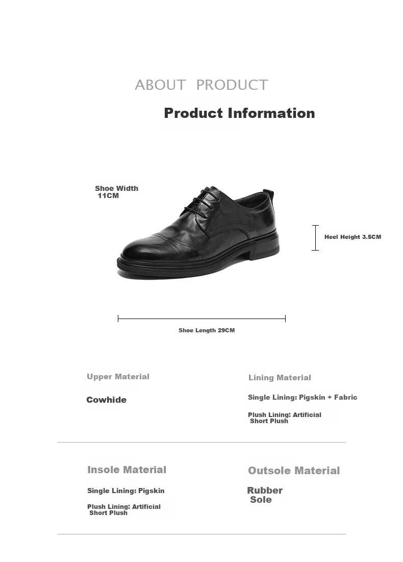 Belle Commuter Business Leather Shoes for Men, Spring And Summer Cowhide Shoes, Genuine Leather Shoes, Wedding Shoes, Professional Formal Shoes A1220 Black Size 43 9