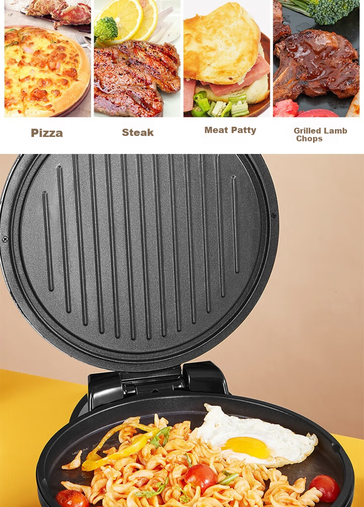 SUPOR Electric Griddle, Home Pancake Maker, Crepe Pan, Grill And Flatbread Machine, 26mm Deep, Breakfast Machine, Antibacterial Baking Tray, JJ30AQ648 8
