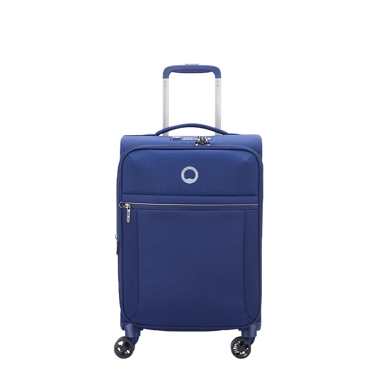 DELSEY French Ambassador Luggage, Ultra-Lightweight Password Lock Suitcase, Soft Fabric Travel Case, 28 Inches
