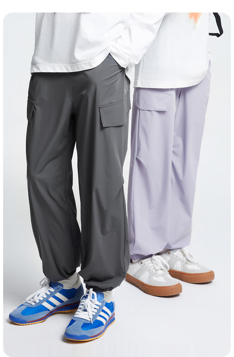 Annil Children's Clothing, Boys And Girls Mosquito-Repellent Pants, 2025 Spring New Casual Elastic Waist Drawstring Lightweight Loose Long Pants 10