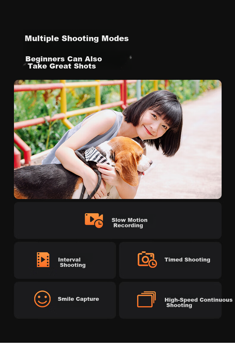 CAIZU C8 Dual Rear And Front Camera 6400W Pixel Entry-Level Mirrorless Camera for Students, Vlog Digital Camera, 4K Video Alternative to CCD Card Camera, Birthday Gift Present 12