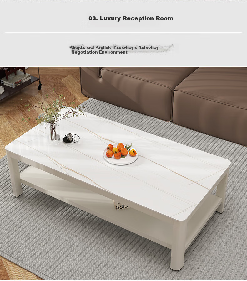 Fanshe Coffee Table, Living Room Tea Table, Office Coffee Table, Small Apartment Glass Sofa Table, Modern Minimalist Tea Table 7