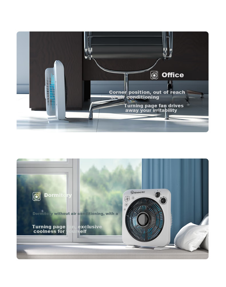 Shinee Electric Fan, Desktop Page Fan, Dormitory Table Fan, Small Desk Fan, AC Fixed Frequency Hongyun Fan, Five Blades, 120-Minute Timer Fan KYT25-1 4