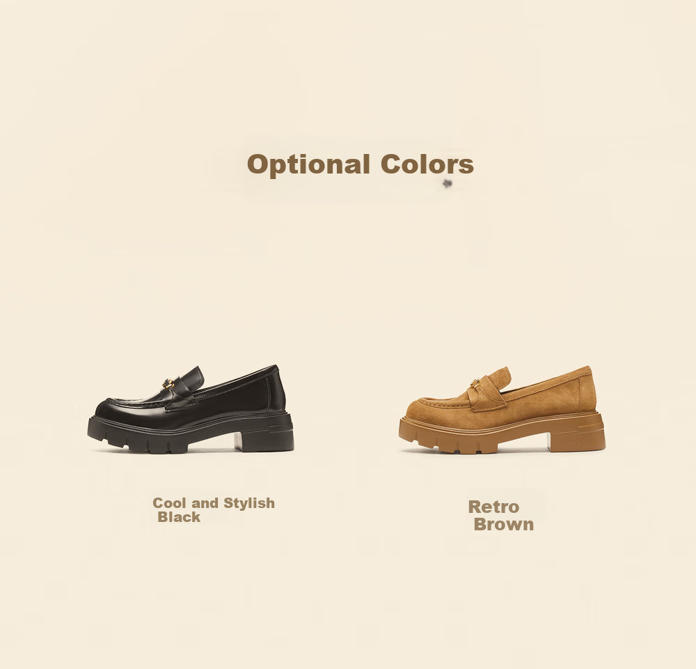 STACCATO Yang Mi's Same Style Yaojin Jazz Loafers Women's Leather Shoes EGB28CA5, Cool Black, Size 38 6