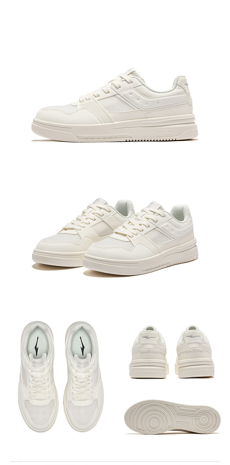 ERKE Men's Sneakers, Summer New Breathable Versatile Casual Shoes, Thick-Soled Comfortable Sports Shoes | Wanku 3 11