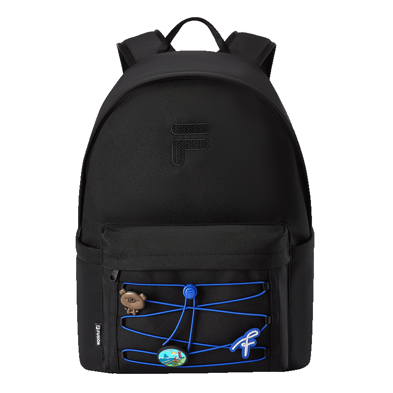 FILA FUSION Trendy Couple Colorful Backpack Summer Fashion Versatile Shoulder Bag