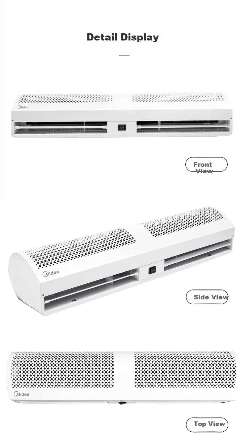 Midea Commercial Air Curtain, High-Power Wind Barrier, Low-Noise Natural Wind, for Shopping Malls And Supermarkets, Air Screen, Industrial Remote Control Wind Gate, 1.2 Meters, FM3012-Y 12