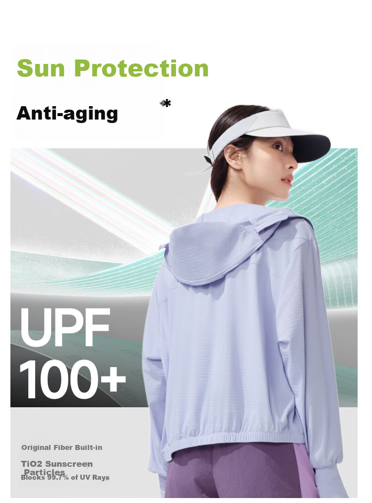 Beneunder Women's Sun Protection Clothing, Summer Cool-Feeling Quick-Dry Sun Protection Garment, Outdoor Sports UV-Resistant Jacket AL825 5