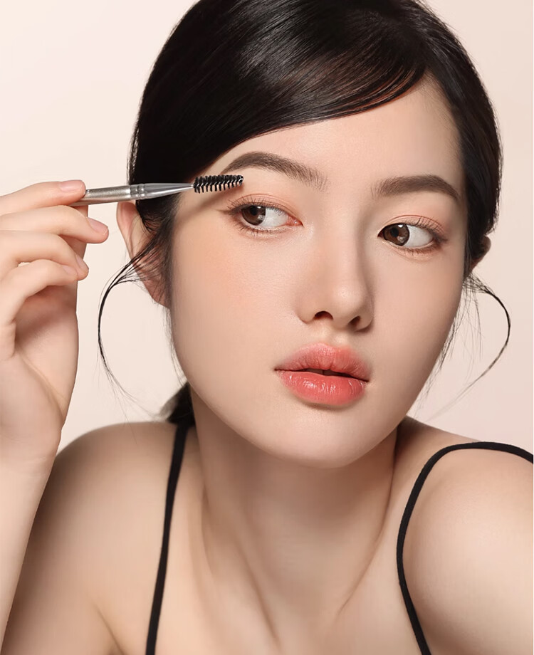 Goood Double-Ended Eyebrow Brush, Angled Eyebrow Powder Brush, Professional Makeup Artist Spiral Eyebrow And Eyelash Brush, Flat Head Large Size Eyebrow Drawing Tool 3