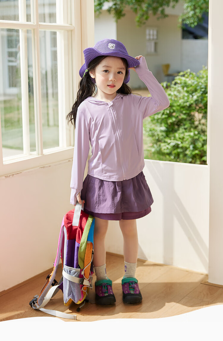LUSON Children's Clothing, Baby Sun Protection Clothing for Girls, New Summer Style UV-Resistant Children's Ice Silk Jacket 1