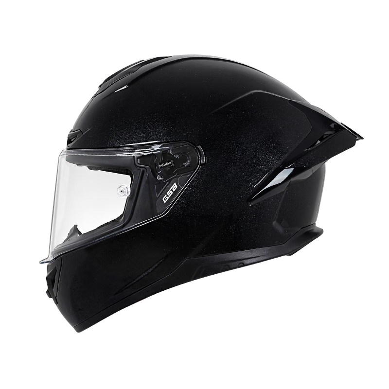 GSB Motorcycle Full-Face Helmet Unisex Touring Four Seasons G-361GT Flash Black 2XL