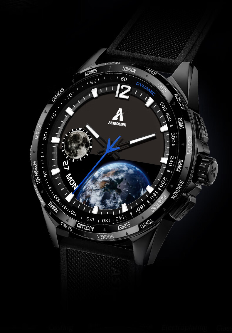 Beidou Watch Astrolink S Gold Swiss Dual-Core Hybrid Smart Sports Touchscreen HarmonyOS Wristwatch, Men's Gift 20