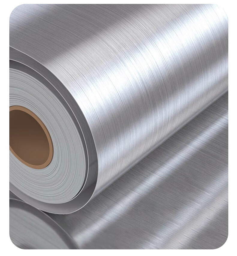 Cuttlefish Refrigerator Elevator Renovation Sticker Self-Adhesive Furniture Color Change Film Stove Protective Film Metal Brushed Silver 40*300cm 8