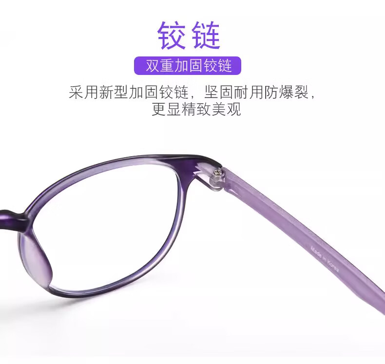 Chuangguo Imported Reading Glasses for Women, Anti-Blue Light Radiation, High Definition, Super Brand, Bifocal, Auto-Focus, Genuine Product with Prescription Lenses 2