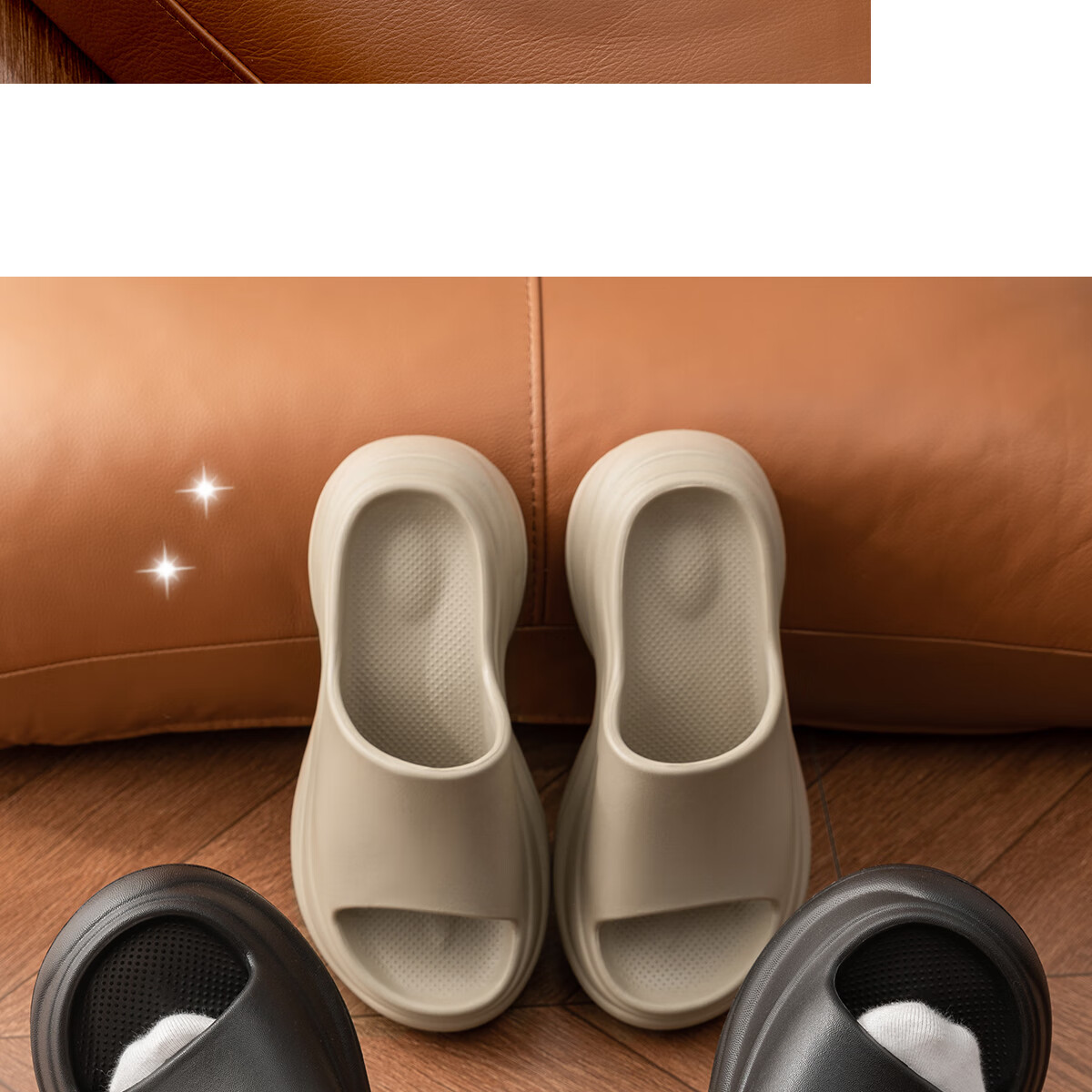 TZLDN Thick-Soled Heightening Heel Slippers for Women, Outdoor Wear, 2026 Summer New Style, High Aesthetic EVA Squishy Feeling Women's Sandals 10