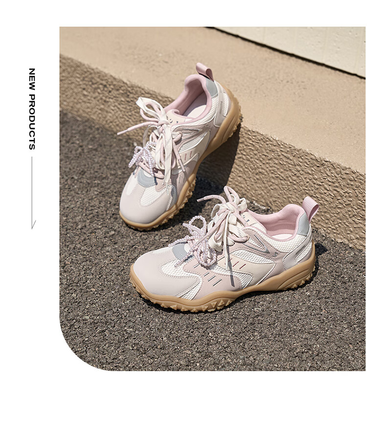 Josiny [Celebrity Style] Dexun Women's Shoes, Spring And Autumn Fashion Sneakers, Soft-Soled Round-Toe Casual Shoes, Gray-Blue, Size 37 9
