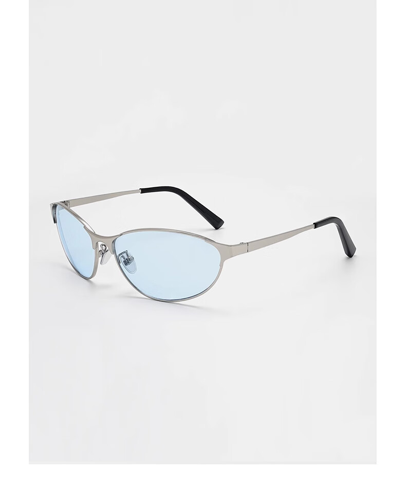 GOGOSOON New Y2k Retro Cat Eye High-End Metal Sunglasses for Women, Futuristic Riding Feel, UV Protection Sunglasses 8